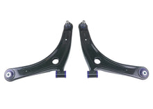 Load image into Gallery viewer, SuperPro 2008 Mitsubishi Lancer GTS Front Lower Control Arm Set w/ Bushings - w/ Positive Caster - Installation View