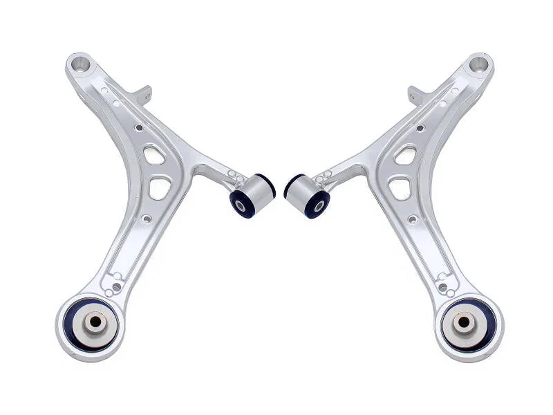 SuperPro 2008 Subaru Impreza WRX STI Front Lower Alloy Control Arm Kit (+Caster) - Main Product View