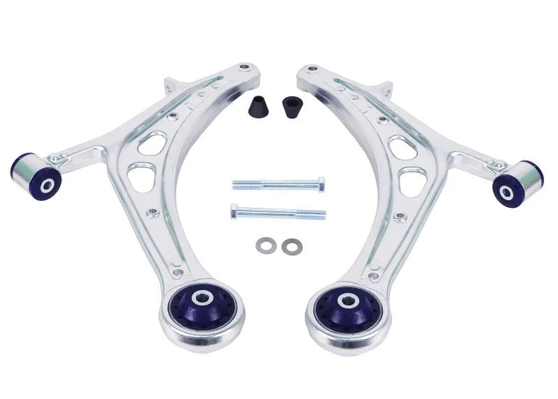 SuperPro 2008 Subaru Impreza WRX STI Front Lower Alloy Control Arm Kit (STD Align) - Side View