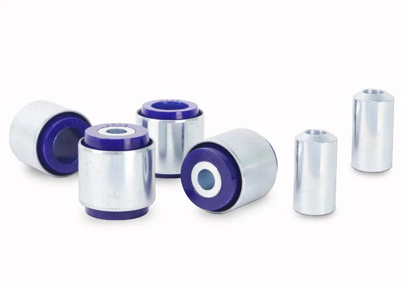 SuperPro 2011 BMW 1 Series M Base Rear Upper Forward Forward Control Arm & Outer Bushing Kit - Side View