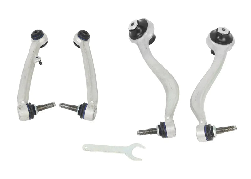 SuperPro 2012 BMW 328i Base Front Alloy Control Arm & Radius Arm Kit - Back View