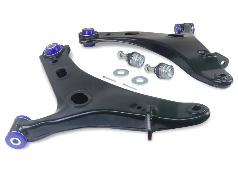 SuperPro 2014 Subaru Forester 2.5i Touring Front Lower Control Arm Set w/ Bushings - Installation View