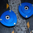 Load image into Gallery viewer, SuperPro 2015 Audi A3 Quattro Premium Front Upper Fixed Camber Offset Strut Mount Set - Side View