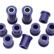 Load image into Gallery viewer, SuperPro 87-99 Ford Courier 4x4 2WD Rear Leaf Spring Full Bushing Kit - Side View