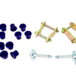 Load image into Gallery viewer, SuperPro 97-07 Toyota Land Cruiser Greaseable Leaf Spring and Shackle Bushing Kit- (Rear) - Side View