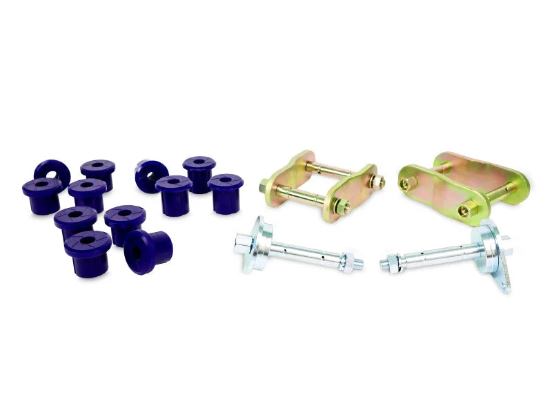 SuperPro 97-07 Toyota Land Cruiser Greaseable Leaf Spring and Shackle Bushing Kit- (Rear) - Detail View