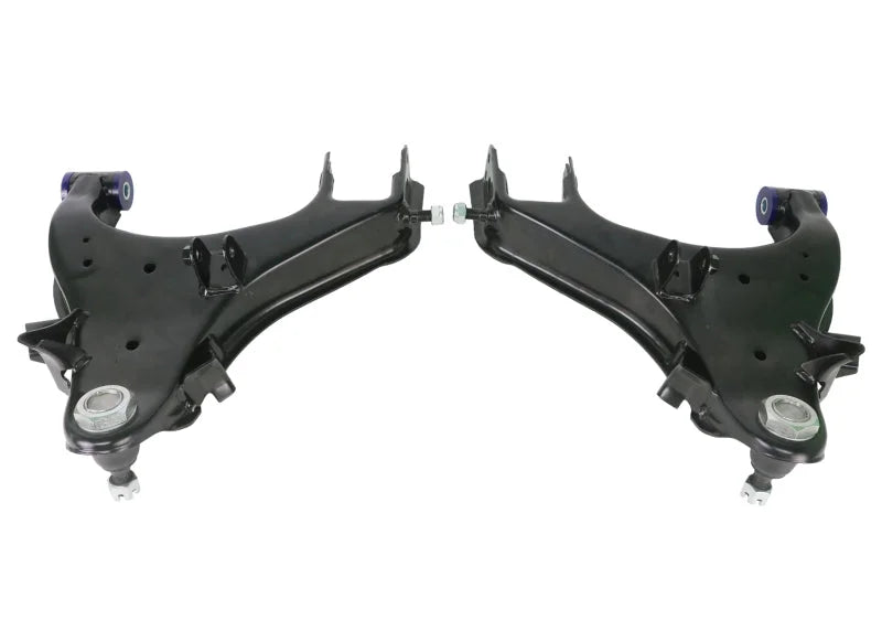 SuperPro 98-04 Nissan Frontier 2WD D22 Front Lower Control Arm Set - Detail View