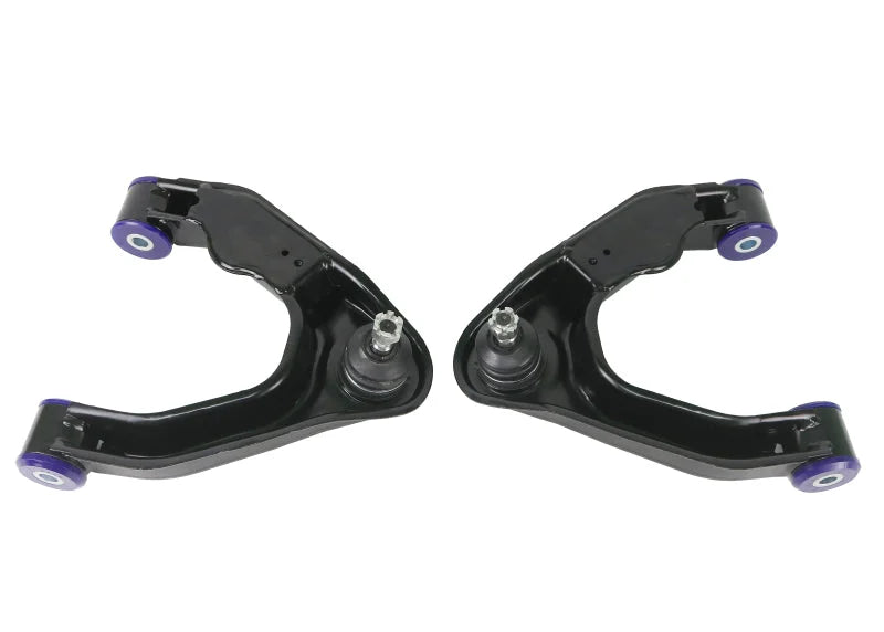 SuperPro 98-04 Nissan Frontier 2WD D22 Front Upper Control Arm Set - Detail View