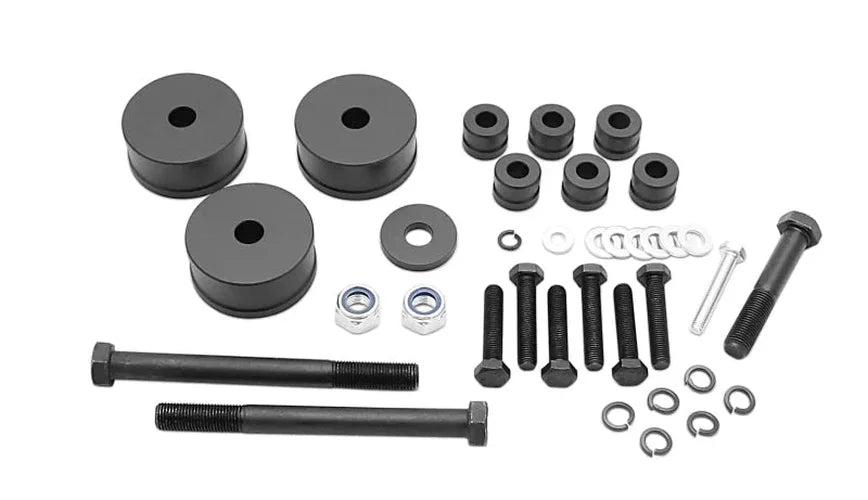 SuperPro 2008 Lexus LX570 Base Differential Drop Kit - Front - Installation View