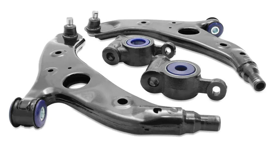 SuperPro 2013 Mazda CX-5 Sport Front Lower Control Arm Set w/ Bushings - Installation View