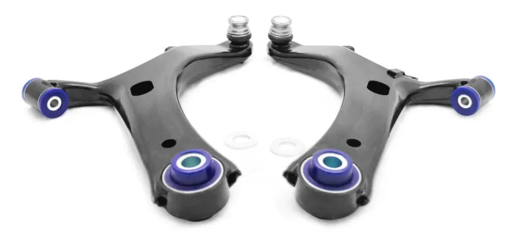 SuperPro 2005 Subaru Legacy i Front Lower Control Arm Set w/ Bushings - Side View