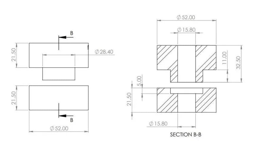 Superpro Front Shock Absorber Upper Bushing Kit - Installation View