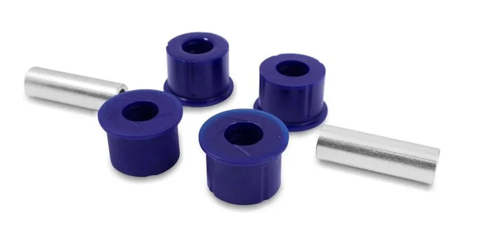 SuperPro 1984 Jeep Cherokee Base Rear Rearward Leaf Spring Bushing Kit (63mm Width) - Spring Eye - Back View