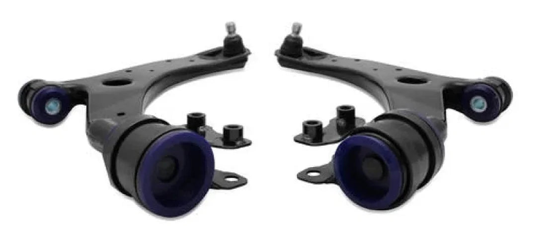 SuperPro 2004 Mazda 3 i Front Lower Control Arm Set w/ Bushings - Back View