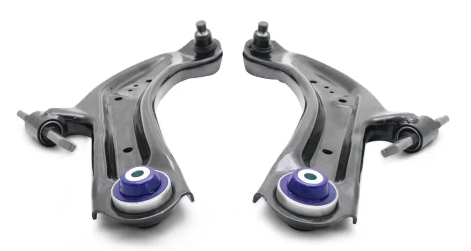 SuperPro 14-20 Nissan Rogue Front Lower Control Arm Set - Side View
