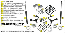Load image into Gallery viewer, Superlift 05-20 Toyota Tacoma 4WD (Excl TRD Pro Models) - 3in Lift Kit w/ Superlift Shocks - Detail View