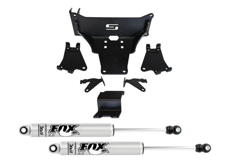 Superlift 05-22 F250/350 4WD Dual Steering Stabilizer Kit w/ Fox 2.0 Shocks (No Lift Req) - Main Product View