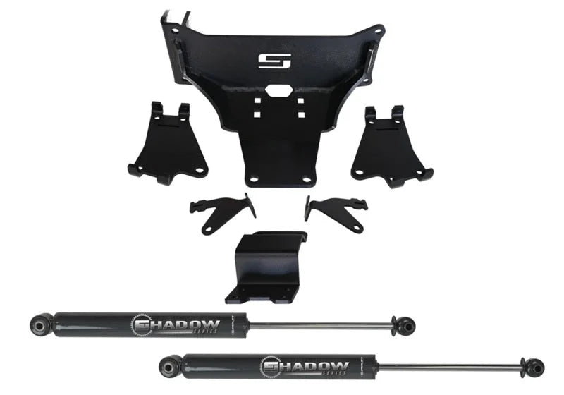 Superlift 05-22 Ford F-250/F-350 4WD Dual Steering Stabilizer Kit w/ Superlift Shocks (No Lift Req) - Main Product View
