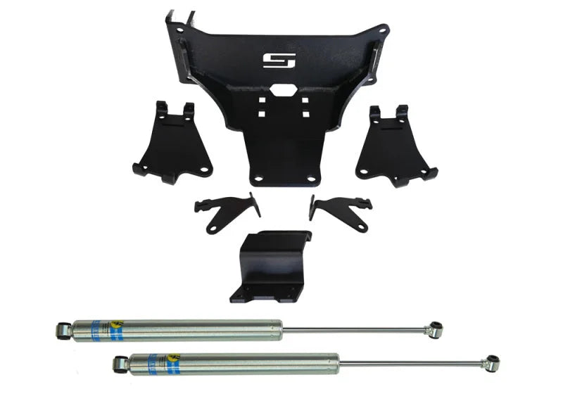 Superlift 05-23 F-250/350 4WD Dual Steering Stabilizer Kit w/ Bilstein Shocks - No Lift Required - Main Product View
