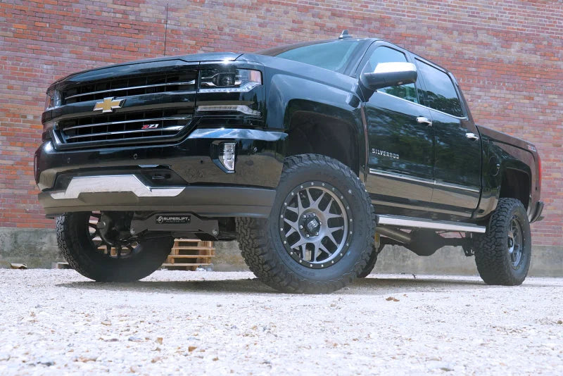 Superlift 07-17 GM 1500 6.5in Lift Kit w/ FOX Coilovers - Back View