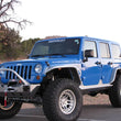 Load image into Gallery viewer, Superlift 07-18 Jeep Wrangler JK 4WD 4in Suspension Lift Kit w/ Fox 2.0 Res Shocks - Side View