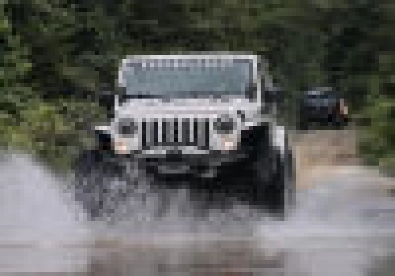 Superlift 07-18 Jeep Wrangler JK 4in Long Arm Kit - Fox RES Shocks - Side View