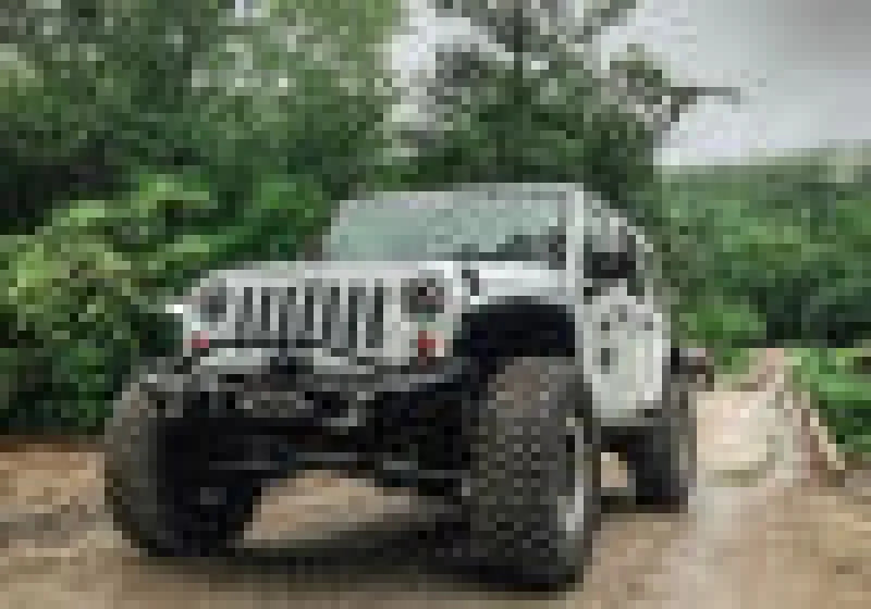 Superlift 07-18 Jeep Wrangler JK 4in Long Arm Kit - Fox RES Shocks - Installation View