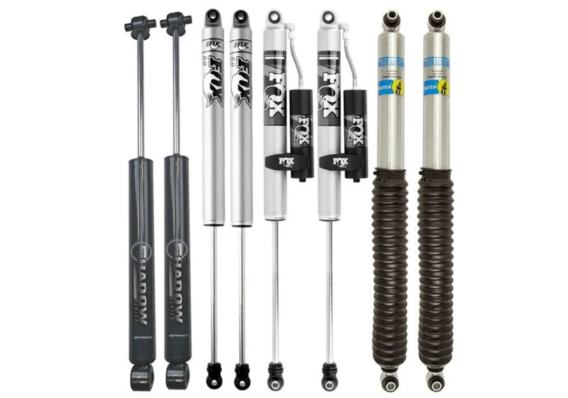Superlift 07-18 Jeep Wrangler JK 4in Long Arm Kit - Shadow Shocks - Additional View 5