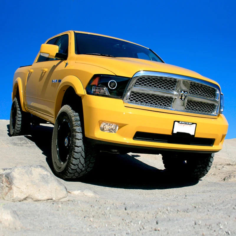 Superlift 12-18 Dodge RAM 1500 4WD 6in Lift Kit w/ Bilstein Front Struts & Rear Shocks - Side View