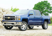 Load image into Gallery viewer, Superlift 14-18 Chevy Silv 1500 4WD 3.5in Lift Kit w/ Alum/Stamped Steel Control Arms &amp; Rear Shocks - Back View