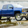 Load image into Gallery viewer, Superlift 14-19 Chevy Silv 4WD 3.5in Lift Kit w/ Alum Cntrl Arms Fox Front Coilover &amp; 2.0 Rear - Side View
