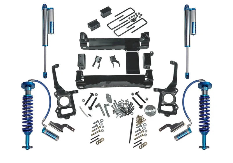 Superlift 15-20 Ford F-150 4WD 4.5in Lift Kit w/ King Front Coilovers / King Reservoir Rear Shocks - Main Product View