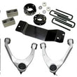 Load image into Gallery viewer, Superlift 15-20 GMC Suburban/Chevy Tahoe &amp; Yukon 4WD 2-3.5in. Lift Upper Control Arms (Pair) - Front - Side View