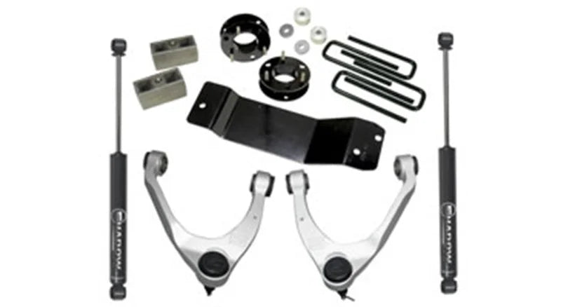 Superlift 15-20 GMC Suburban/Chevy Tahoe & Yukon 4WD 2-3.5in. Lift Upper Control Arms (Pair) - Front - Side View