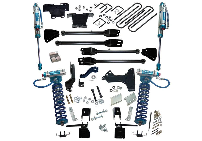 Superlift 17-19 Ford F-250 SD 6in 4in Lift Kit w/4-Link King Front Coilovers/Rear Reservoir Shocks - Main Product View