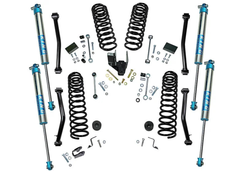 Superlift 18-20 Jeep Wrangler JL Unlimited - 4in Dual Rate Coil Lift Kit w/ King 2.0 Shocks - Main Product View