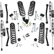 Load image into Gallery viewer, Superlift 18-22 Jeep Wrangler JLU (NO Mojave) 4WD 4in Dual Rate Coil Lift Kit w/Fox 2.0 Res Shocks - Main Product View