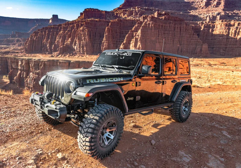 Superlift 18-22 Jeep Wrangler JLU (NO Mojave) 4WD 4in Dual Rate Coil Lift Kit w/Fox 2.0 Res Shocks - Detail View