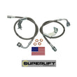 Load image into Gallery viewer, Superlift 1987 GM Pickup/87-91 Blazer/Suburban w/ 4-6in Lift Kit (Pair) Bullet Proof Brake Hoses