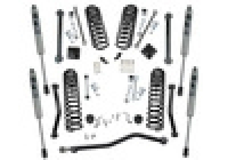 Superlift 2020 Jeep Gladiator JT 4in Dual Rate Coil Lift Kit w/ Superlift FOX Shocks - Main Product View