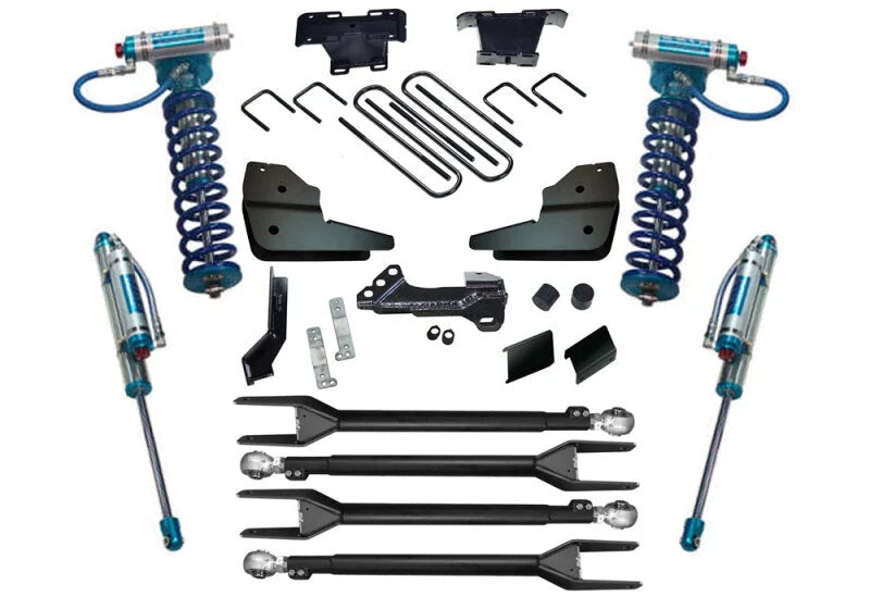 Superlift 2023 Ford F-250/F-350 4WD 4in 4-Link Lift Kit w/King Coilovers & Rear Reservoir Shocks - Main Product View