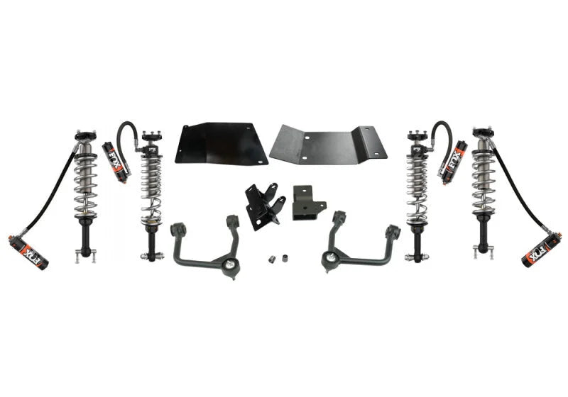Superlift 21-23 Ford Bronco 2DR 3-4in Lift Kit w/ Fox Front Coilover & 2.0 Rear - Side View