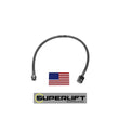 Load image into Gallery viewer, Superlift 77-86 Jeep CJ w/ 2-4in Lift Kit (Single) Bullet Proof Brake Hose