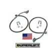 Load image into Gallery viewer, Superlift 79-86 GM Pickup/Blazer/Suburban w/ 4-6in Lift Kit (Pair) Bullet Proof Brake Hoses