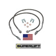 Load image into Gallery viewer, Superlift 79-86 GM Pickup/Blazer/Suburban w/ 8-12in Lift Kit (Pair) Bullet Proof Brake Hoses