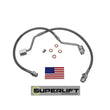Load image into Gallery viewer, Superlift 90-96 Ford F-150/Bronco w/ 4-6in Lift Kit (Pair) Bullet Proof Brake Hoses