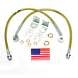 Load image into Gallery viewer, Superlift 97-05 Jeep Wrangler TJ w/ 4-6in Lift Kit (Pair) Bullet Proof Brake Hoses