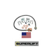 Load image into Gallery viewer, Superlift 97-05 Jeep Wrangler TJ w/ 4-6in Lift Kit (Single) Bullet Proof Brake Hose