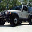 Load image into Gallery viewer, Superlift 97-06 Jeep Wrangler TJ w/ 3-6in Lift Kit Adjustable Track Bar - Rear - Side View