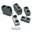 Load image into Gallery viewer, Superlift Universal Application - Rear Lift Block - 2in Lift - w/ 9/16 Pins - Pair